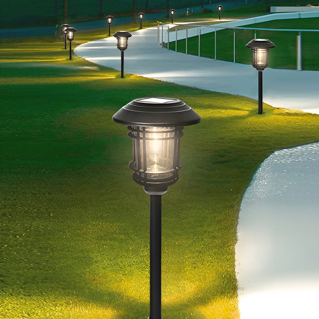 Solar Outdoor Lights Garden Lights LED Post Lights Landscape Lighting Pathway Lights - Dazuma