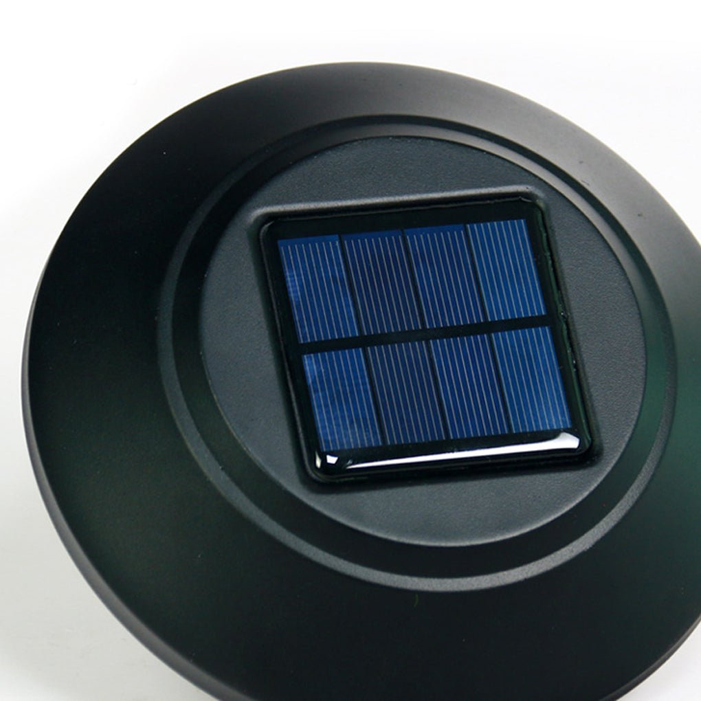 Elegant LED Solar Post Lights with Water Glass Lens
