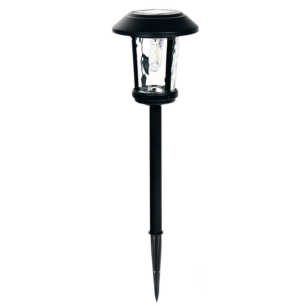 Elegant LED Solar Post Lights with Water Glass Lens