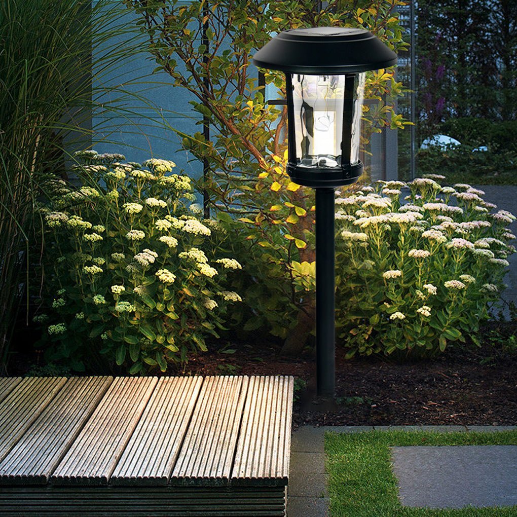 Solar Outdoor Lights LED Post Lights Garden Lights Pathway Lights Waterproof - Dazuma