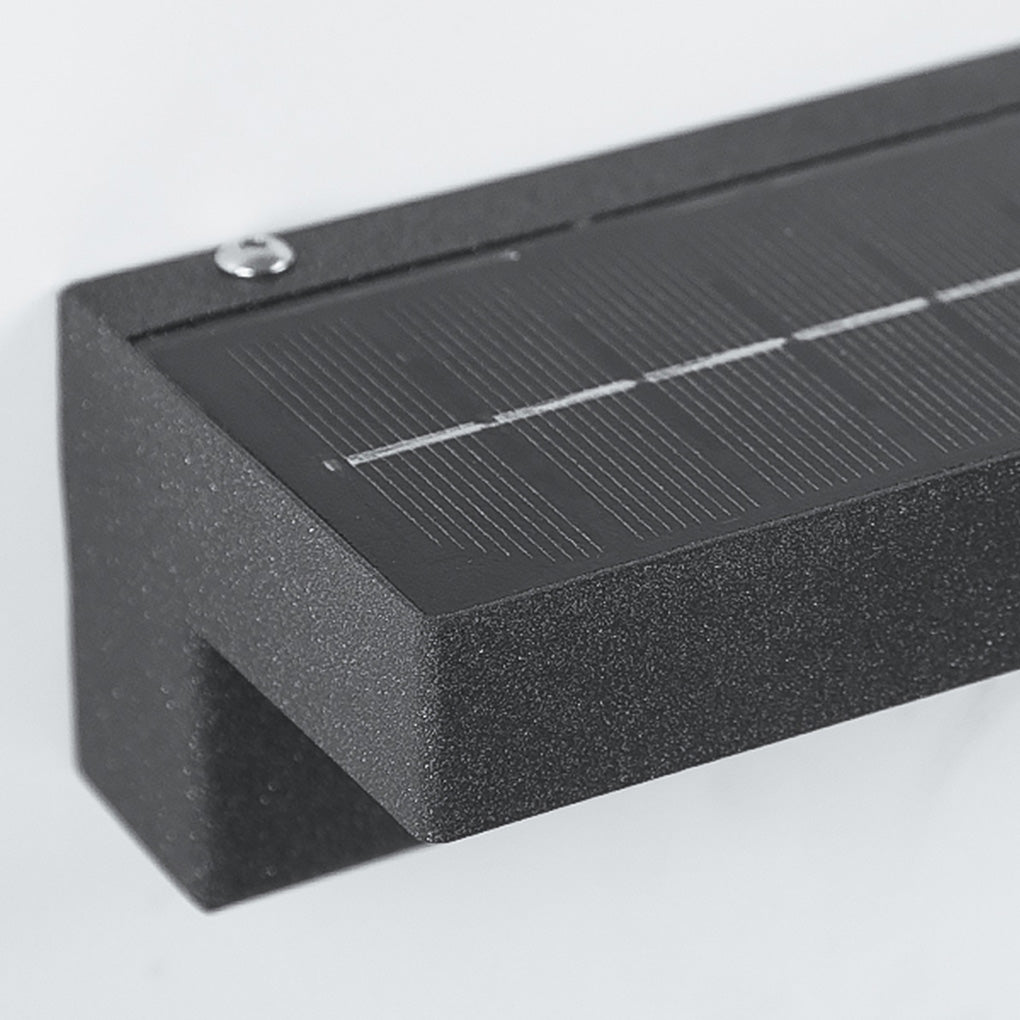 Contemporary Stainless Steel Linear LED Strip Outdoor Wall Light – Modern, Weatherproof for Garden Villa