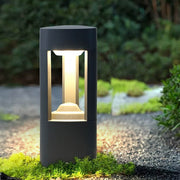 Triple - Side Emitting Solar LED Garden Bollard Lights Heart Design & Weatherproof
