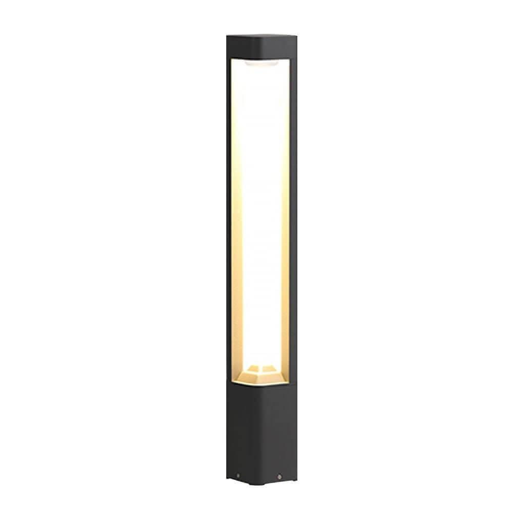 Triple - Side Emitting Solar LED Garden Bollard Lights Heart Design & Weatherproof