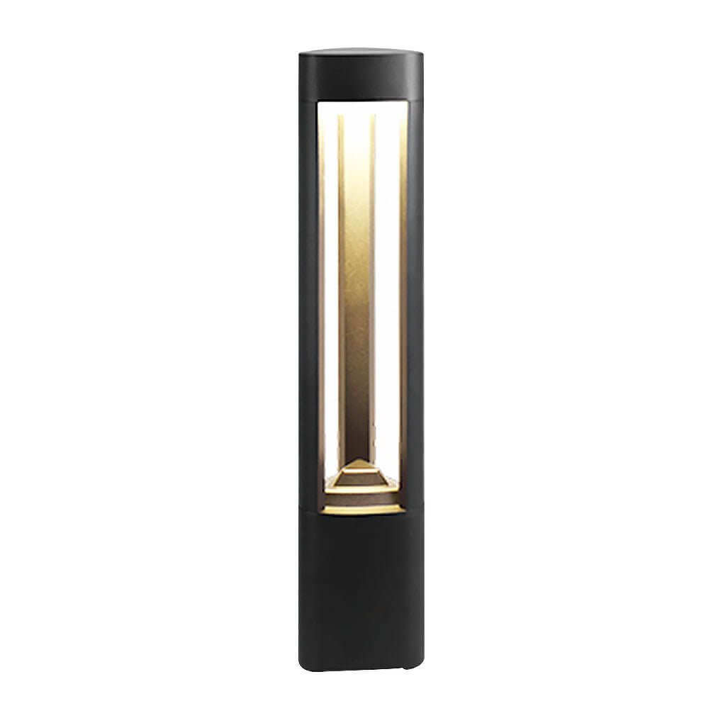 Triple - Side Emitting Solar LED Garden Bollard Lights Heart Design & Weatherproof