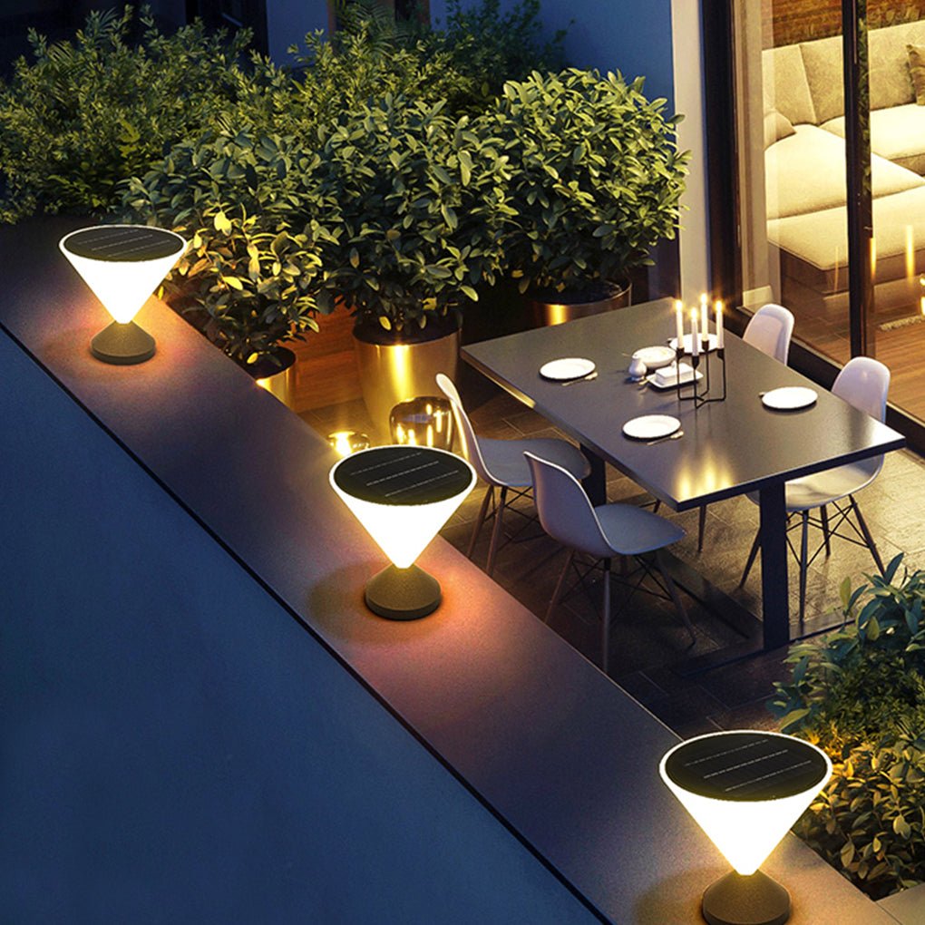 Solar Outdoor Waterproof Post Lights for Courtyard Landscape Decorative Lighting - Dazuma