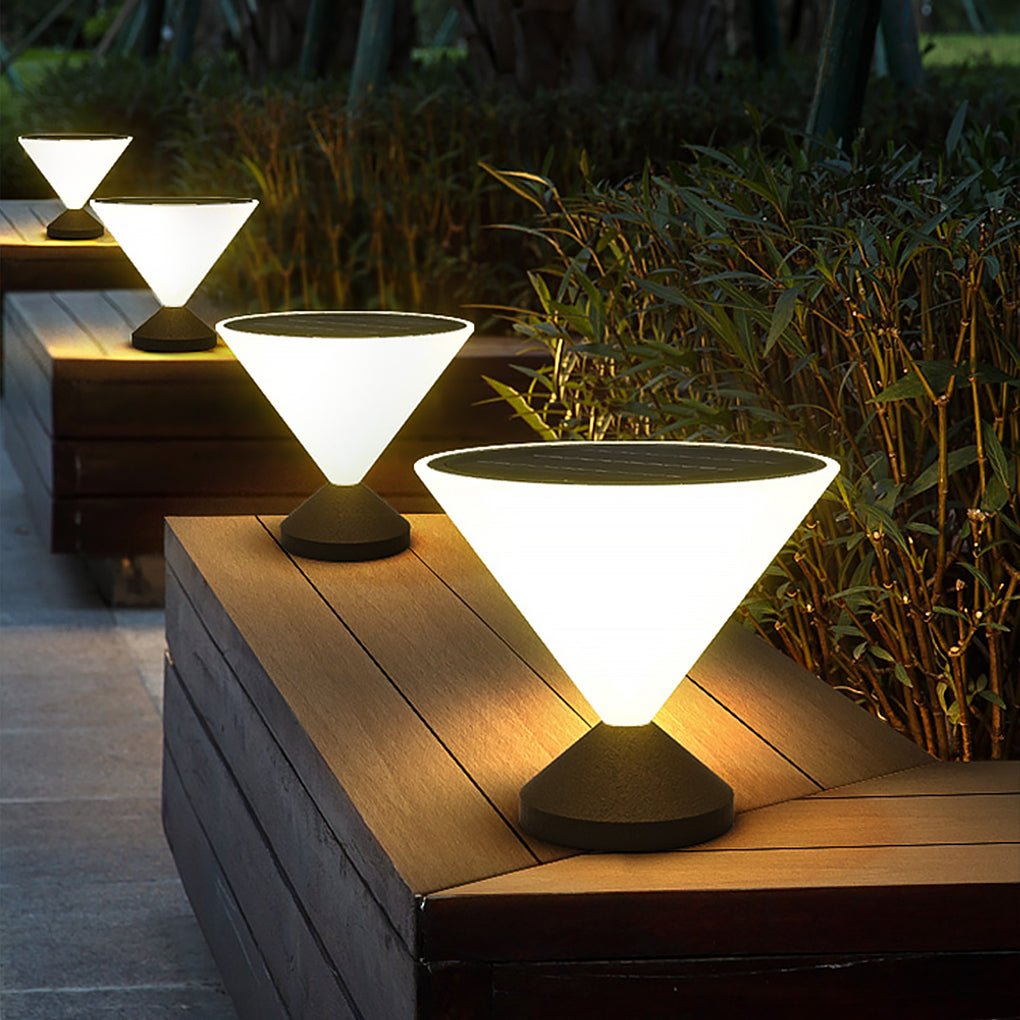 Solar Outdoor Waterproof Post Lights for Courtyard Landscape Decorative Lighting - Dazuma