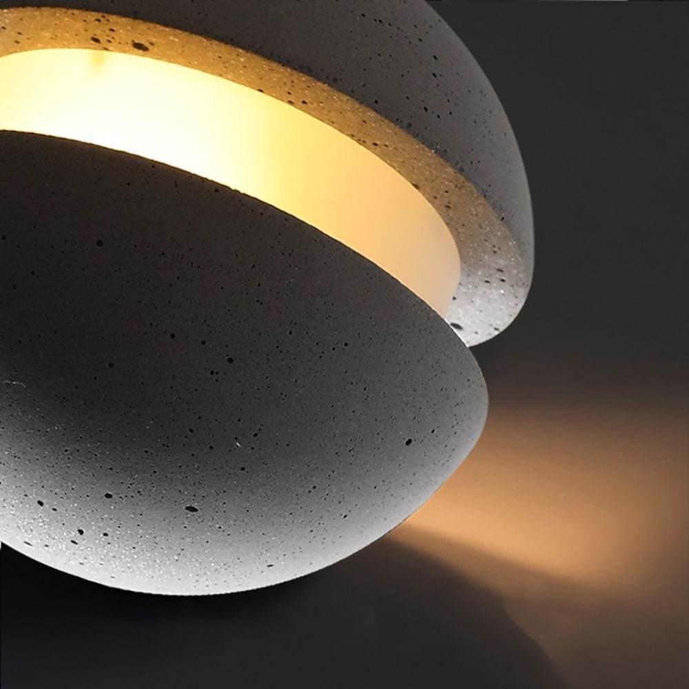 4'' LED 1-Light Single Design Cluster Design Pendant Light Nordic Style Vintage Ceramic Cement Island Lights-dazuma