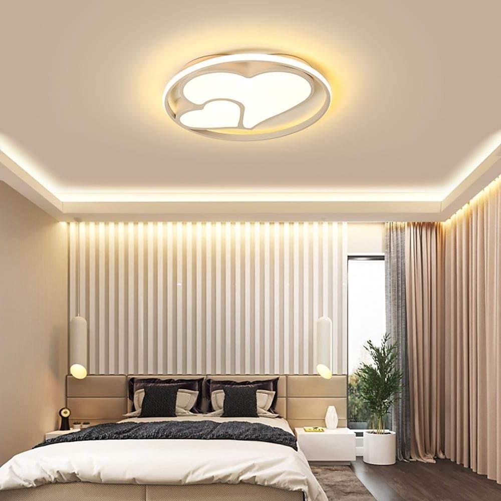 18'' LED 1-Light LED Dimmable Flush Mount Lights Modern LED Dimmable Ceiling Lights-dazuma