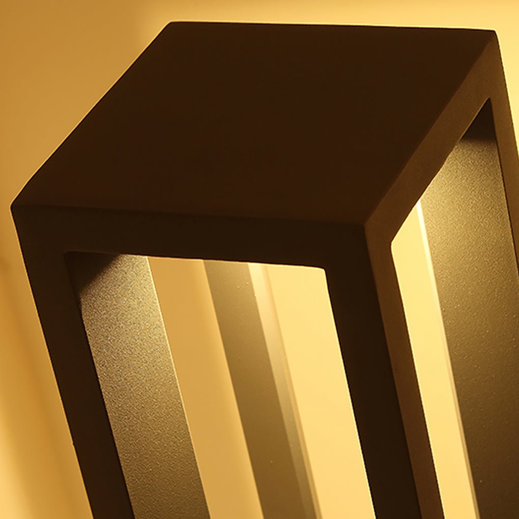 Square Stainless Steel LED Outdoor Landscape Lawn Light