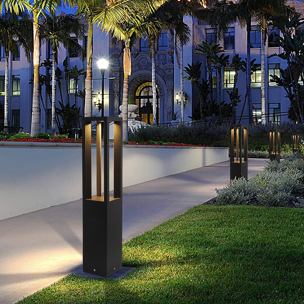 Square Stainless Steel LED Outdoor Landscape Lawn Light - Dazuma