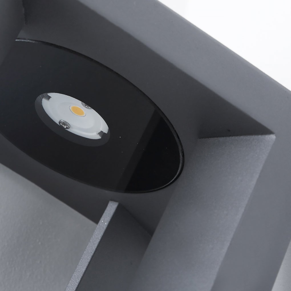 Square Stainless Steel LED Outdoor Landscape Lawn Light