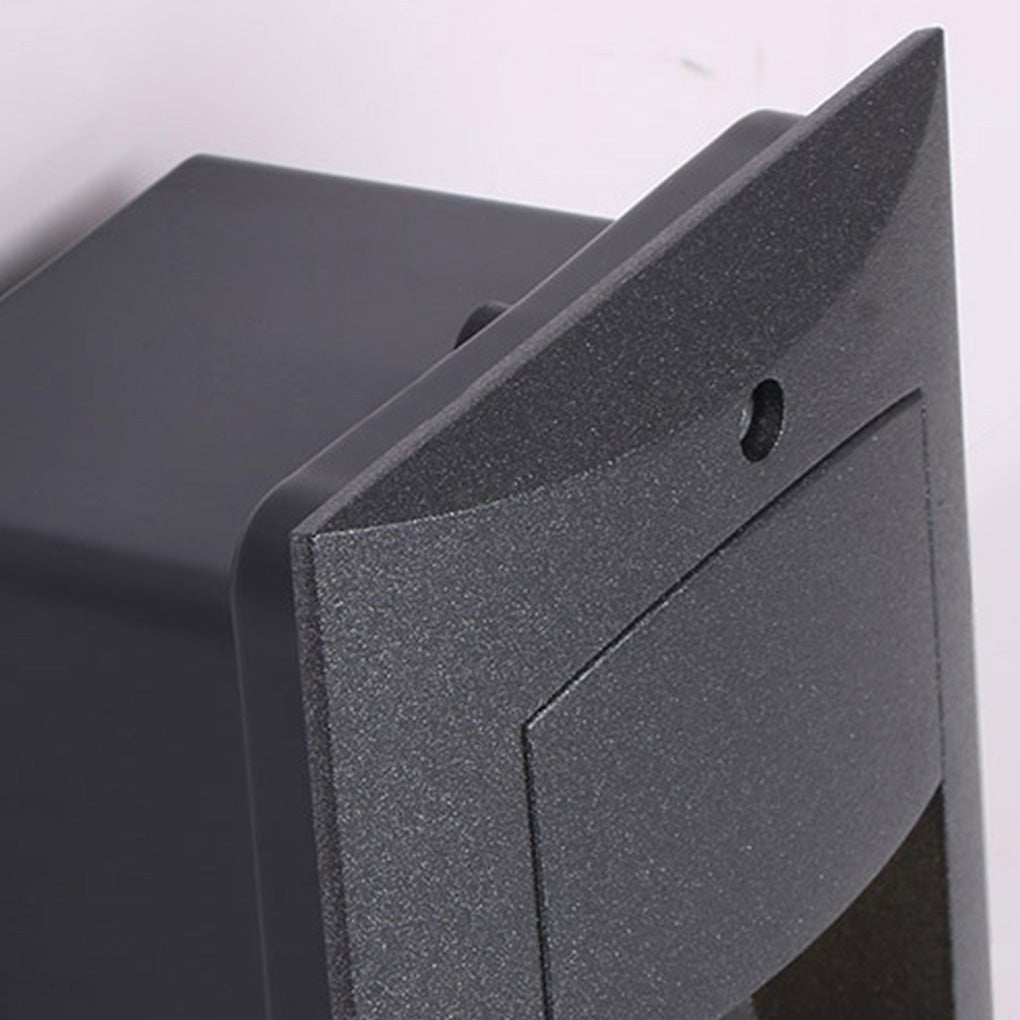 LED surface mounted step lights offer practical outdoor illumination with modern black design, ideal for stairs, pathways, and terraces.