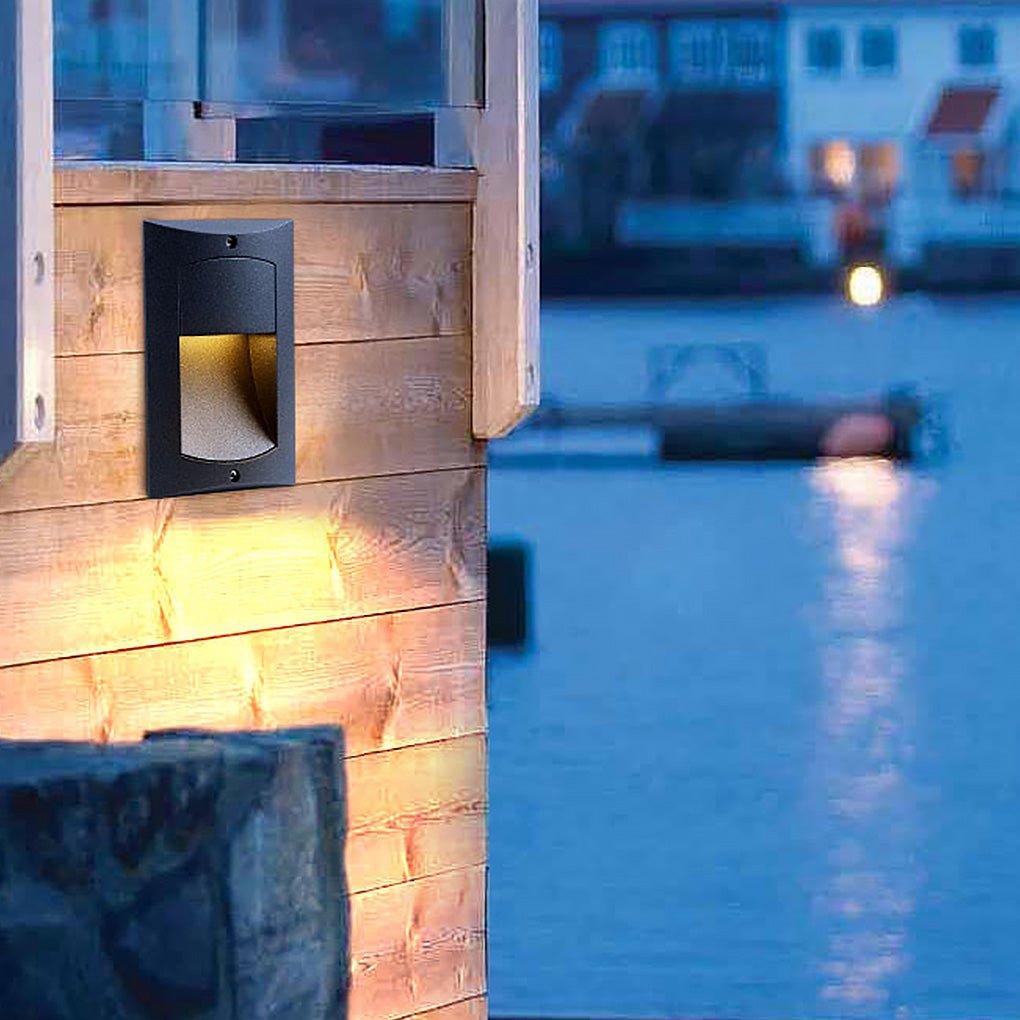 LED surface mounted step lights enhance outdoor safety with even lighting, modern black design, and easy installation for all pathways.