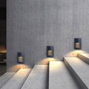 LED surface mounted step lights provide modern black outdoor illumination, enhancing safety and style for pathways and decks.