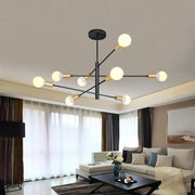 37'' LED 8-Light New Design Chandelier Artistic Contemporary Metal Sputnik Sputnik Design-dazuma