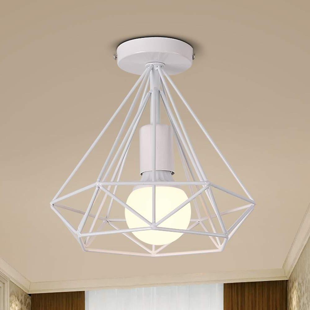 10'' Halogen Incandescent LED 1-Light Mini Style Retro Metal Ceiling Lights