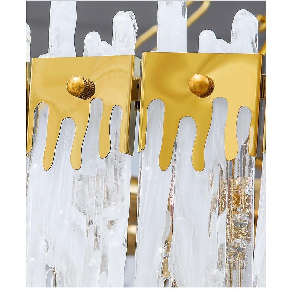 20'' LED 17 12 Bulbs 9-Light Unique Design Pendant Light Nordic Style LED Stainless Steel Crystal Pendant Lights