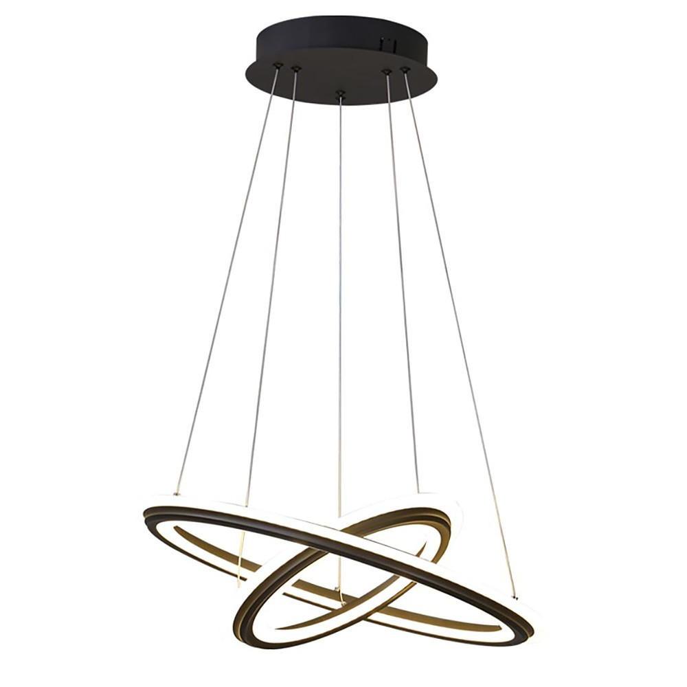 2 - light Circles Shaped LED Nordic Chandeliers Hanging Ceiling Lights