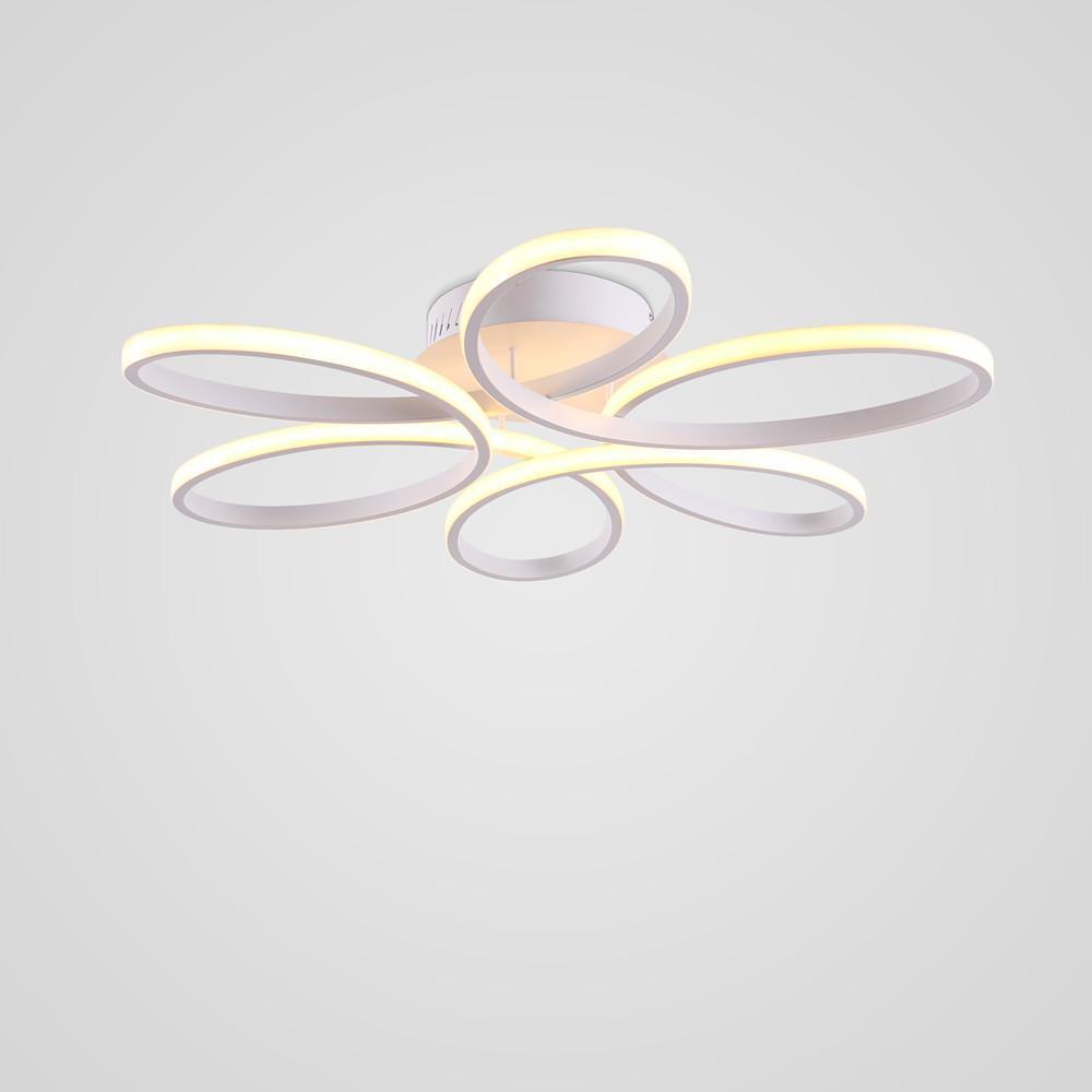 Flower Petal Dimmable LED Modern Ceiling Lights Flush Mount Lighting