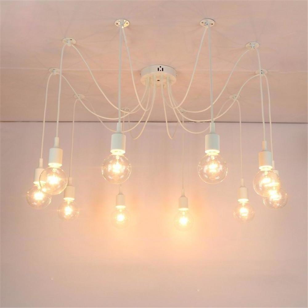 Cluster Spider Pendant Lighting 10 - heads DIY Adjustable Ceiling Lights