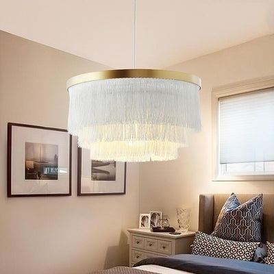 Gradated Drum Shade Chandeliers LED Contemporary Chandeliers