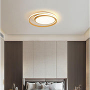 Circular Modern Acrylic LED Flush Mount Ceiling Light for Bedroom