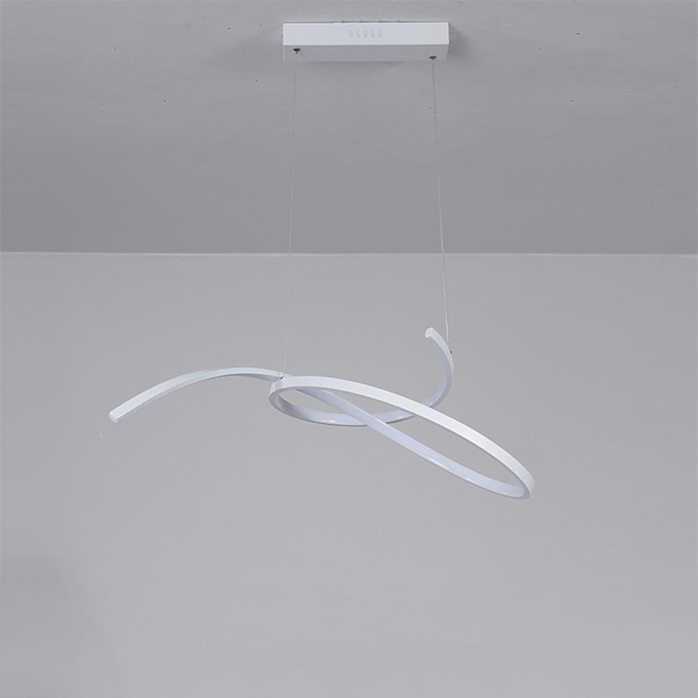 30'' LED 1-Light LED Adjustable New Design Chandelier Modern LED Metal PVC Sputnik Circle Design