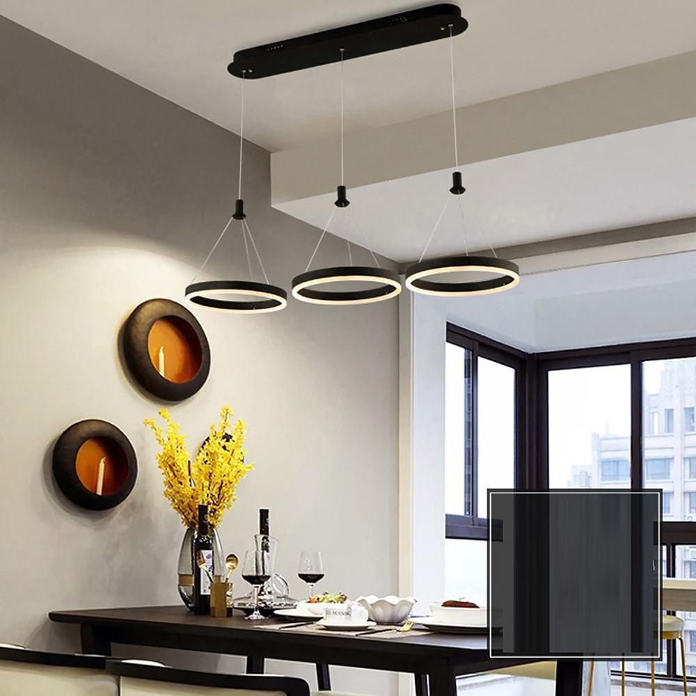 3 - ring Dimmable LED Modern Chandeliers Pendant Light Hanging Lamp