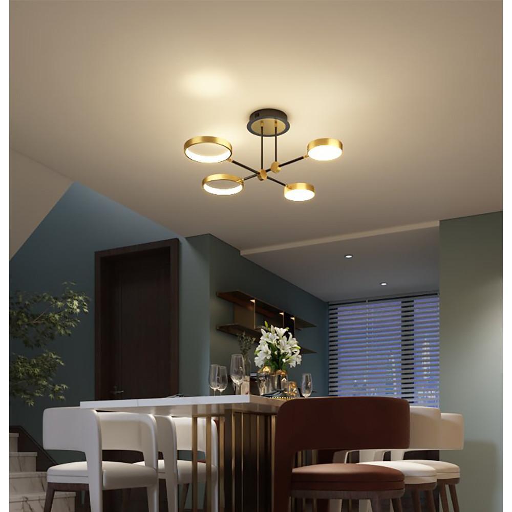 Circular 8 - light Design LED Nordic Flush Mount Ceiling Light Chandeliers