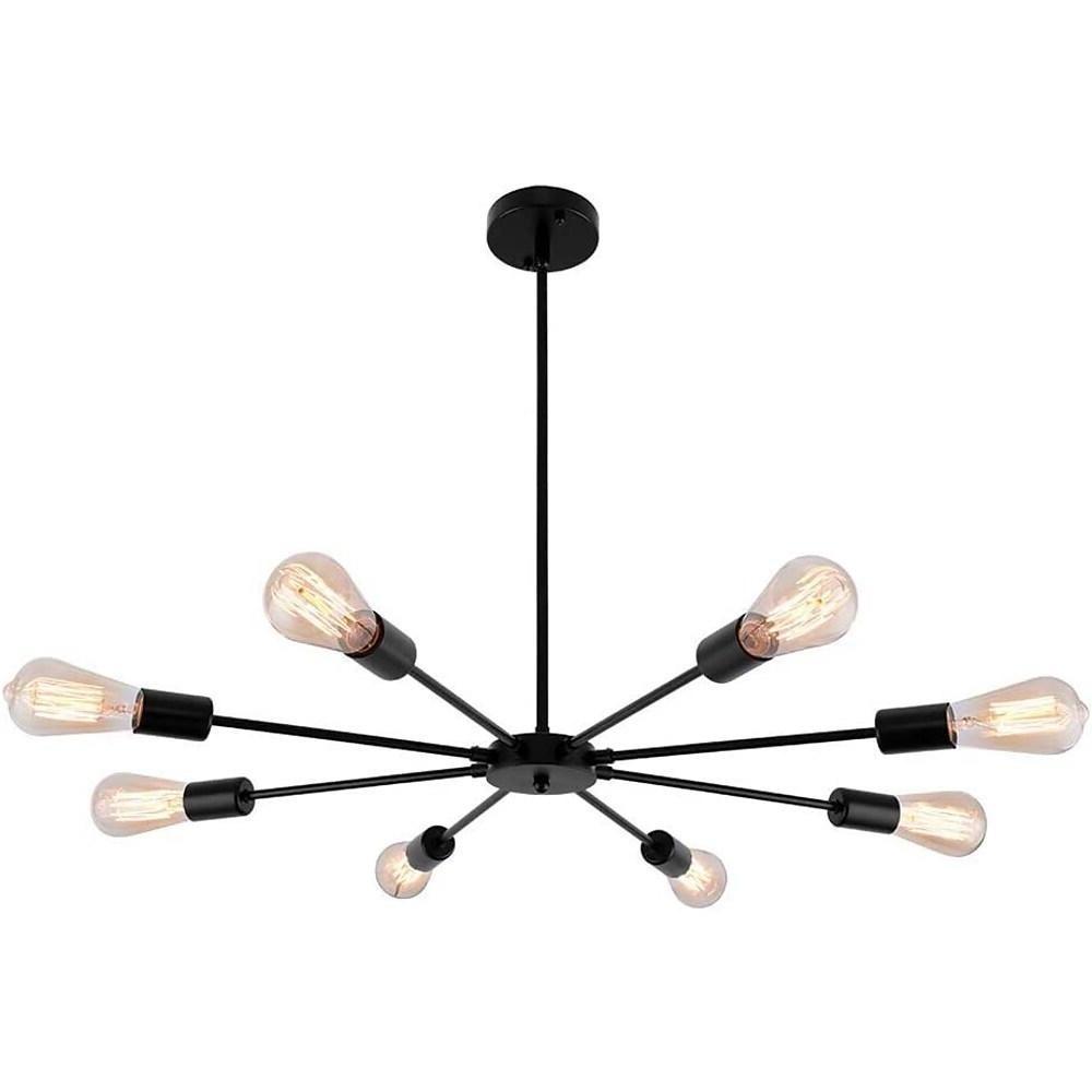 22'' LED Incandescent 8-Light 6-Light Sputnik Design Chandelier Modern Artistic Metal Chandeliers