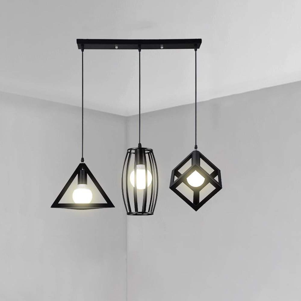 6'' LED Incandescent 1-Light Single Design Pendant Light Nordic Style Modern Metal Island Lights