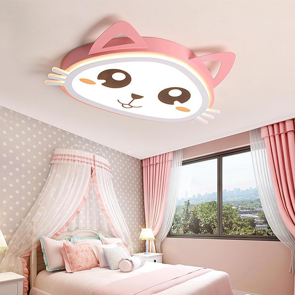 20'' LED 1-Light LED Adorable New Design Creative Flush Mount Lights LED Contemporary Metal Acrylic Novelty Geometrical Dimmable Ceiling Lights