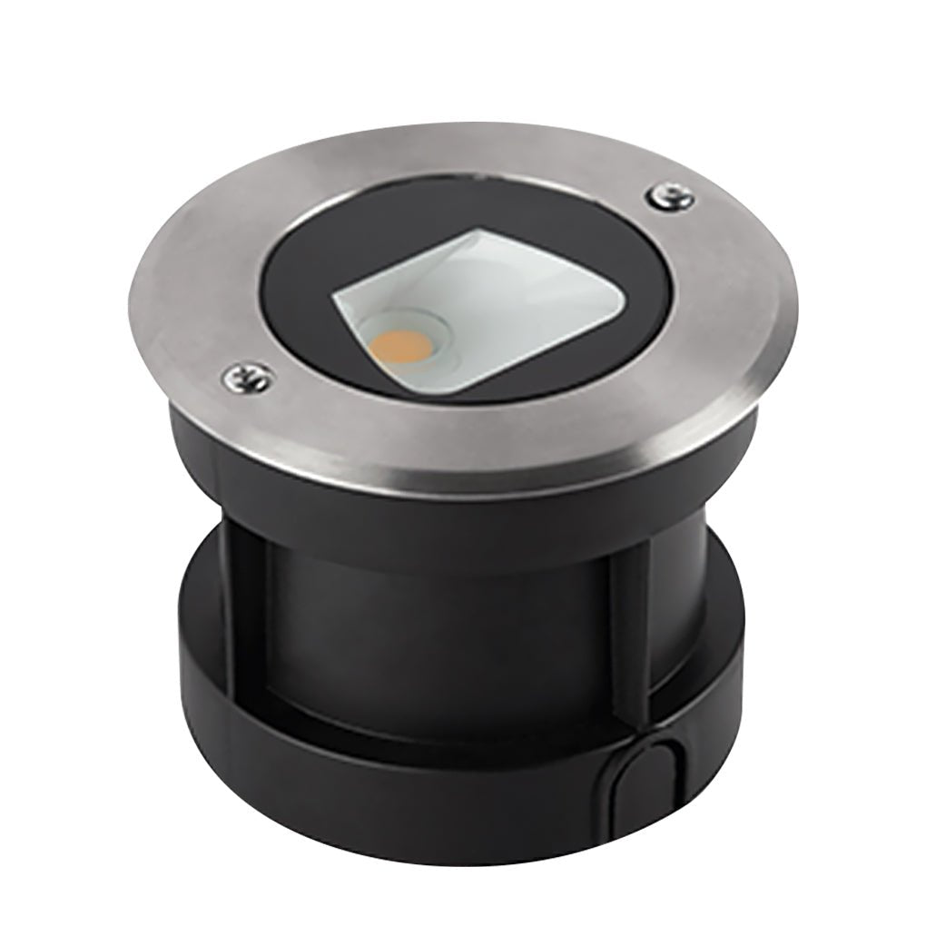 Ultra - thin Waterproof Recessed Step Lights LED Ground Lighting for Stairs, Decks (IP65, 110 - 240V, Warm White)