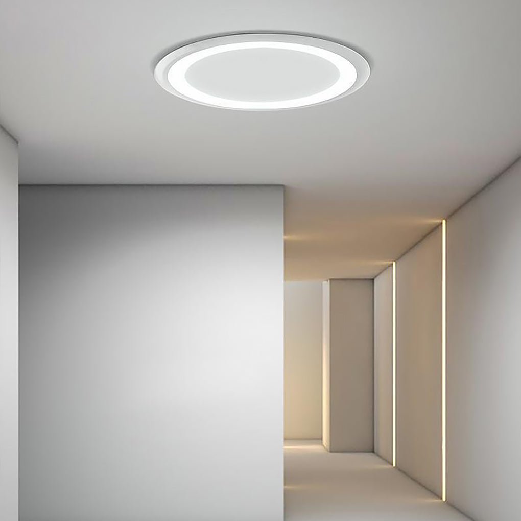 Ultrathin Roundness Flush Mount LED Lights Acrylic Ceiling Light - Dazuma