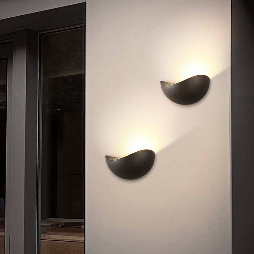 Unique Creative Minimalist Shape LED Aisle Staircase Outdoor Wall Sconces - Dazuma