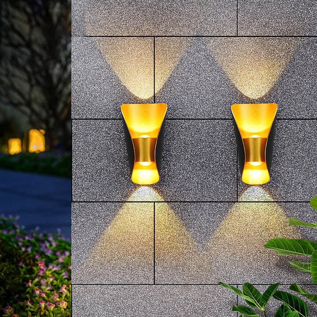 Unique Creative Up and Down Lights Outdoor Wall Lights Waterproof Wall Sconces Wall Lamp - Dazuma