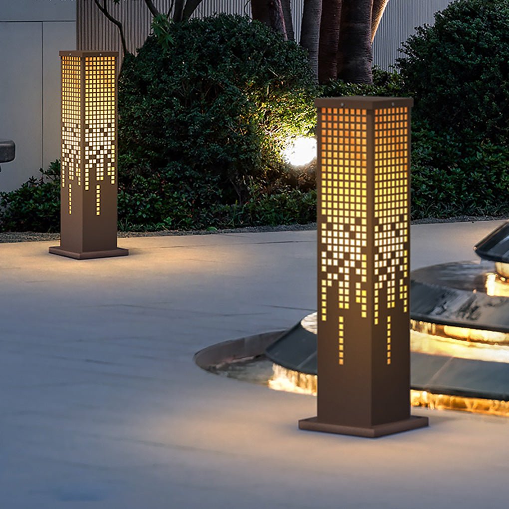 Stylish Stainless Steel LED Bollard Lights for Outdoor Landscape Illumination
