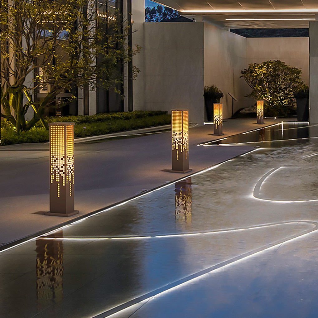 Stylish Stainless Steel LED Bollard Lights for Outdoor Landscape Illumination
