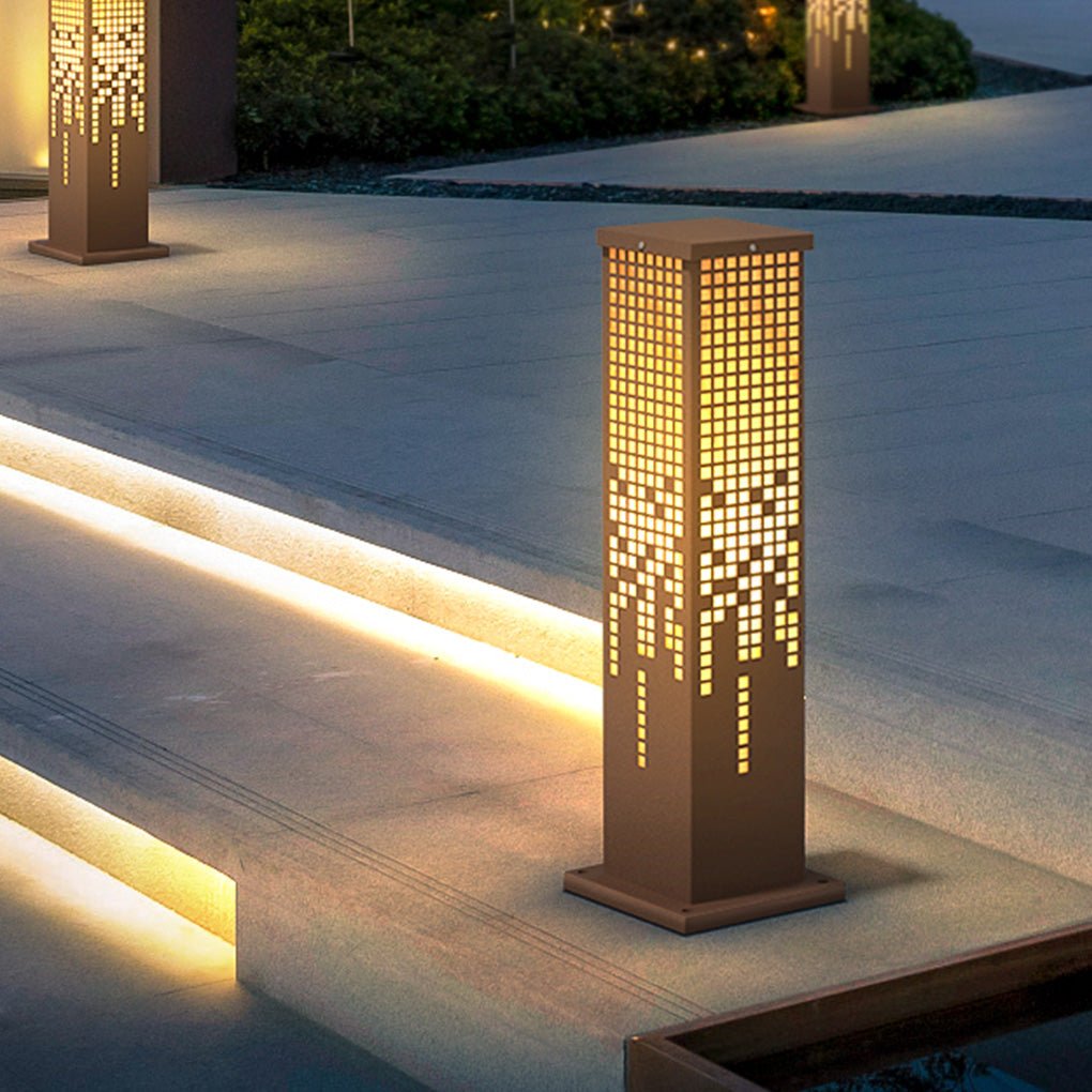 Stylish Stainless Steel LED Bollard Lights for Outdoor Landscape Illumination