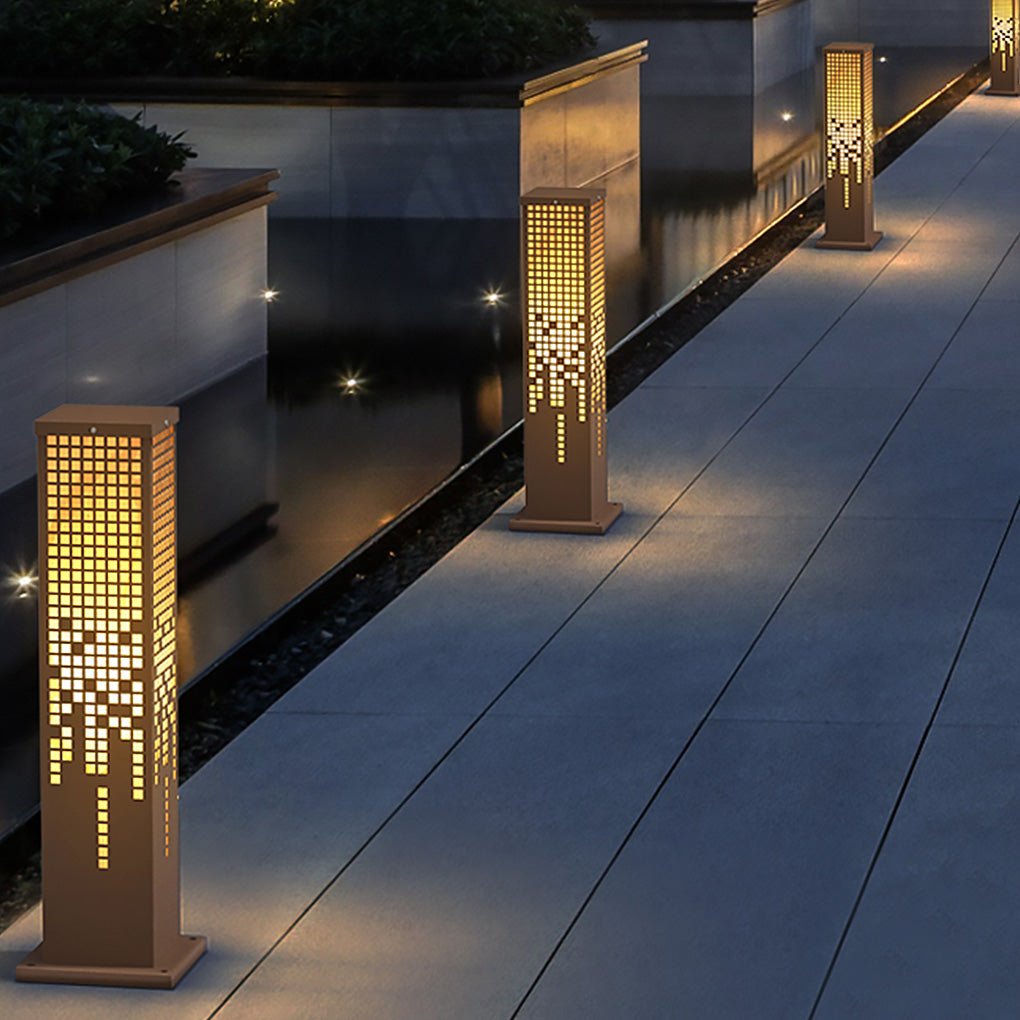 Stylish Stainless Steel LED Bollard Lights for Outdoor Landscape Illumination