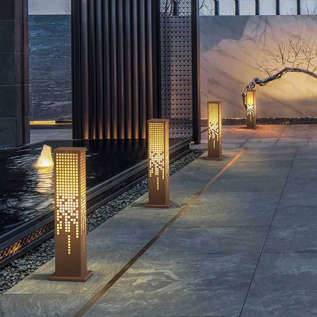 Stylish Stainless Steel LED Bollard Lights for Outdoor Landscape Illumination