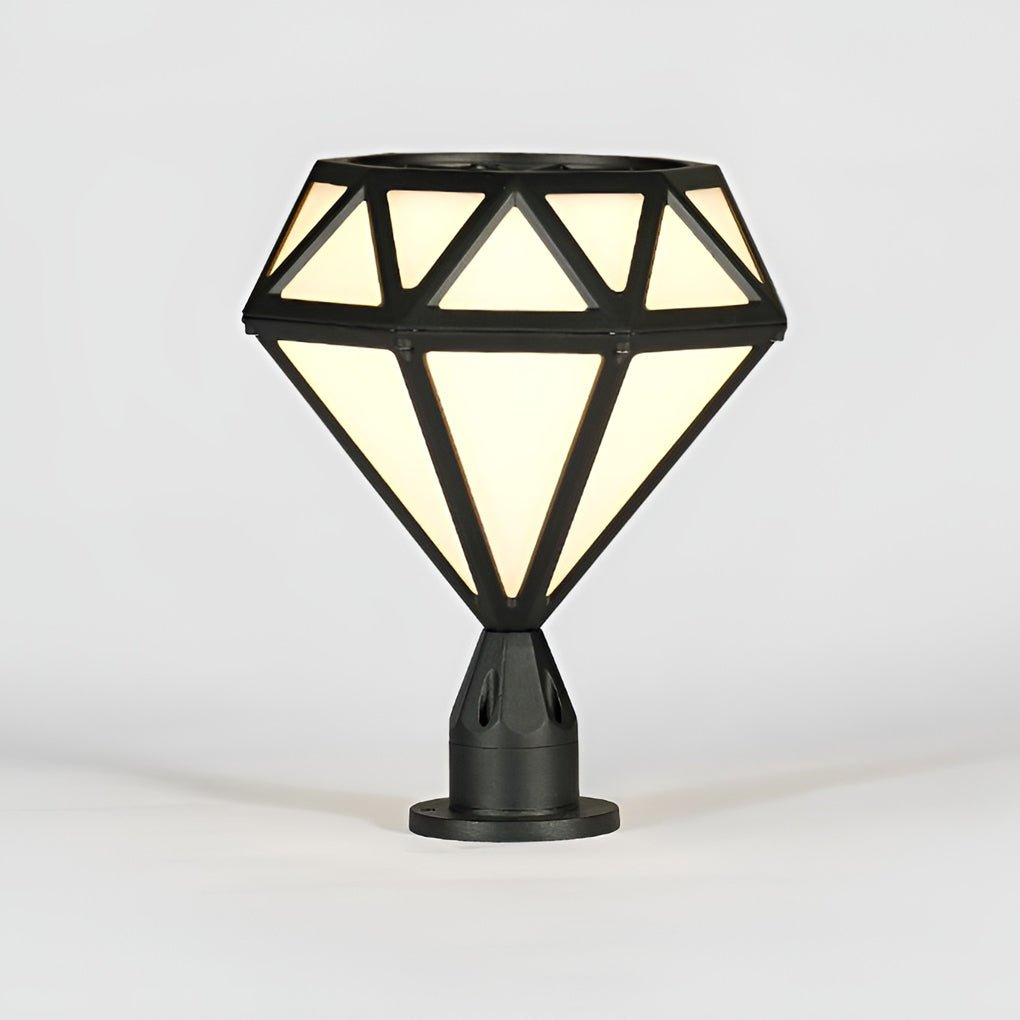 Unique Diamond - shaped LED Post Lights Outdoor Lights Waterproof Fence Post Lights