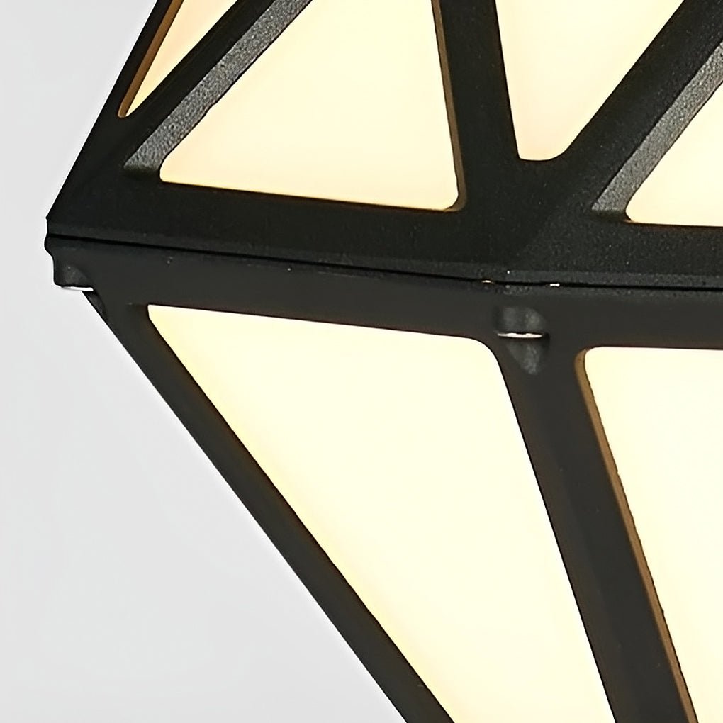 Unique Diamond - shaped LED Post Lights Outdoor Lights Waterproof Fence Post Lights