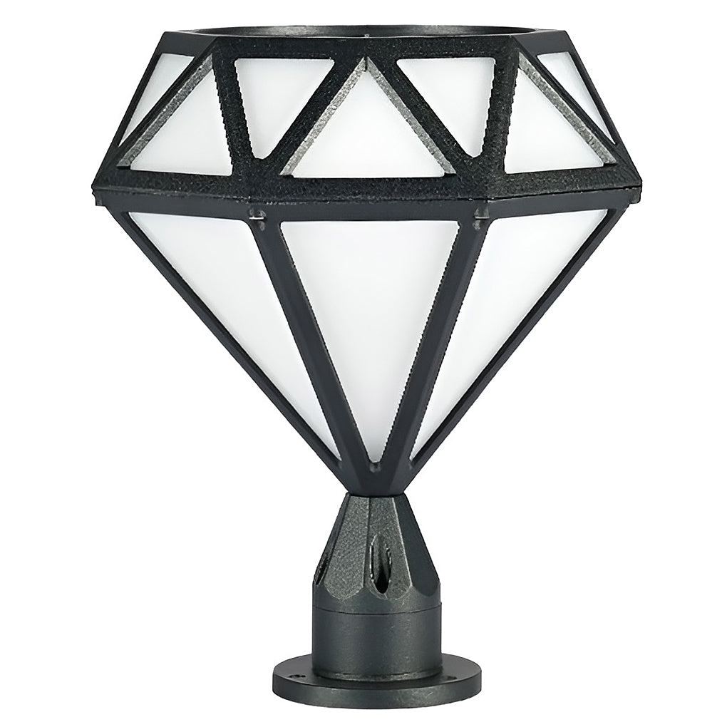 Unique Diamond - shaped LED Post Lights Outdoor Lights Waterproof Fence Post Lights