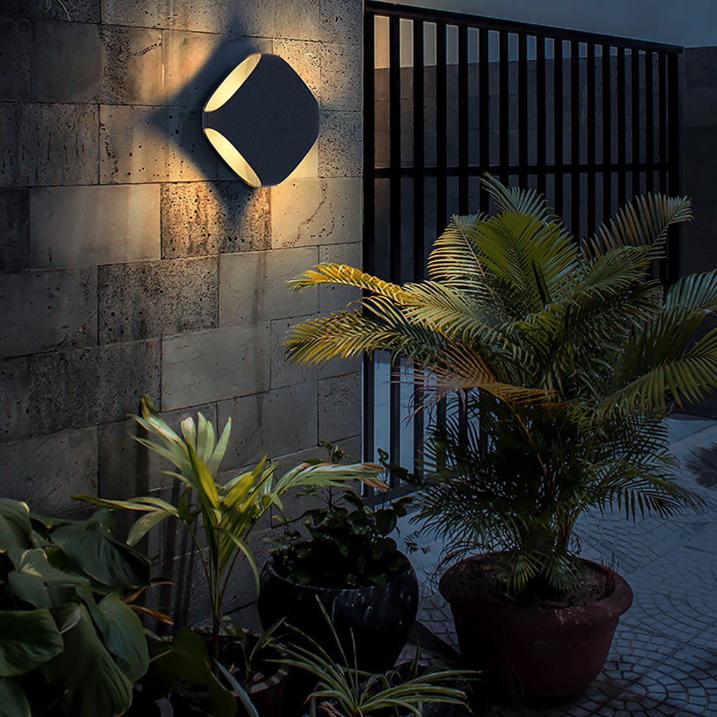 Unique Side-emitting Outdoor Waterproof LED Wall Light Two Installation Ways - Dazuma