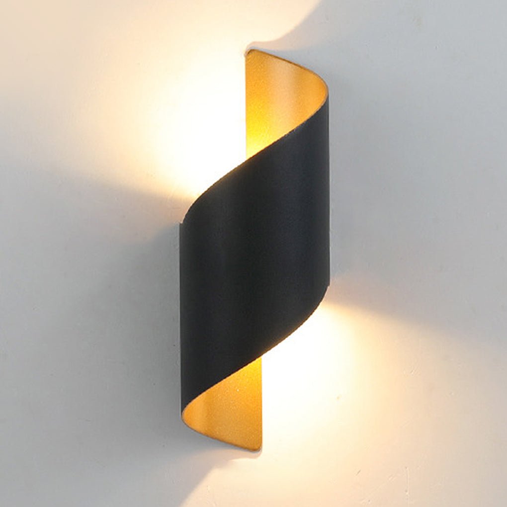 Unique Spiral Design LED Waterproof Two-way Luminous Wall Light for Aisle Balcony - Dazuma