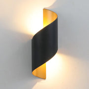 Unique Spiral Design LED Waterproof Two - way Luminous Wall Light for Aisle Balcony