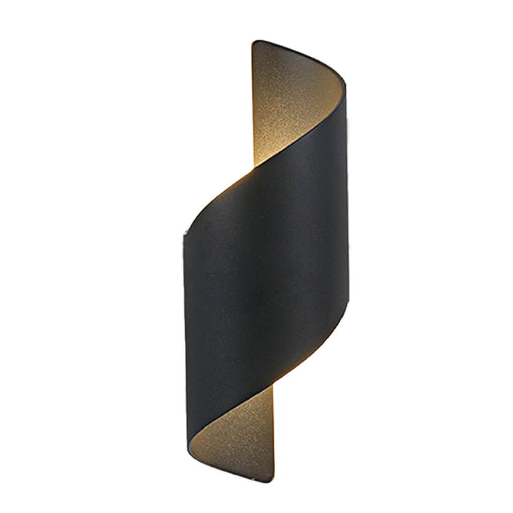 Unique Spiral Design LED Waterproof Two - way Luminous Wall Light for Aisle Balcony