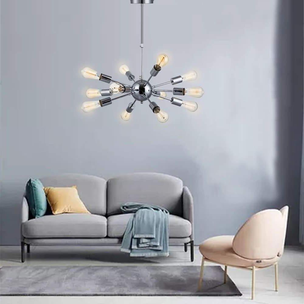 Cluster Sputnik Chandelier Mid - Century Chandeliers for Living Room