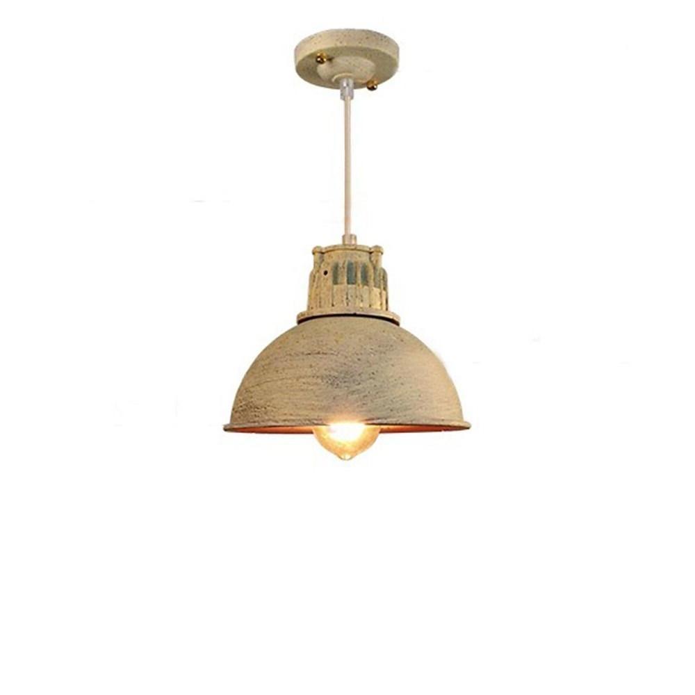 8'' LED 1-Light Single Design Pendant Light Vintage Metal Island Lights-dazuma